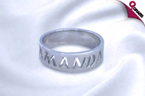From QR75 Decorate Those Fingers with a Personalized Name Ring - Choose from 3 Snazzy Designs! (Up to QR225 Value)